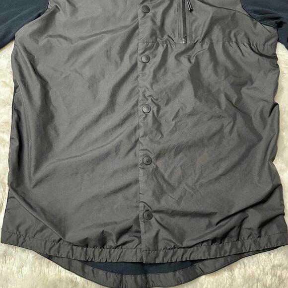 Nike Tech Bonded Short Sleeve Button Down Shirt Black Mens S - Picture 4 of 9